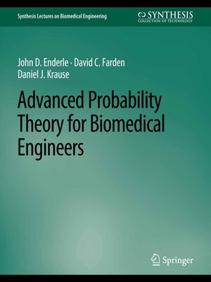 cover image of Advanced Probability Theory for Biomedical Engineers